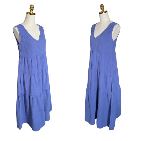 MARINE LAYER | Women’s Corinne Double Cloth Maxi Dress Size S - Picture 6 of 9